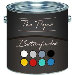 The Flynn Betonverf, hoogwaardige vloerverf, gevelverf, zeer elastische kunststofcoating, zonder primer, vloer en muur van beton, gips, cement, metselwerk, steen (2,5 l, lichtgroen (RAL 6027))