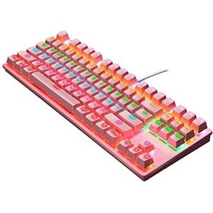 K550 Mechanisch Toetsenbord met Groene Boom 87 Toetsen voor Windows XP/7/8/10