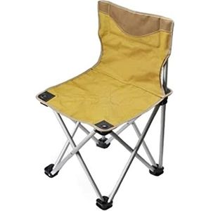 Campingstoel Tuinstoel Outdoor Draagbare Aluminium Klapstoel Rugleuning Ultralight Vissen Leisure Stoel Strandstoel Kruk Outdoor Camping Klapstoel Strandstoel(46.5 * 45.5 * 75cm)