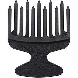 Brede Grote Tand Afro Haar Pick Kam Ontwarren Vlechten Haar Borstel Olie Hoofd Vork Kappers Styling Modellering Ontwarren Pruik Vlechten Kam