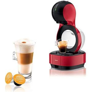 Krups NESCAFÉ Dolce Gusto Lumio KP1305, Automatische koffiemachine voor capsules, Professionele kwaliteitskoffie, dankzij 15 bar hogedruksysteem, Rood & Zwart
