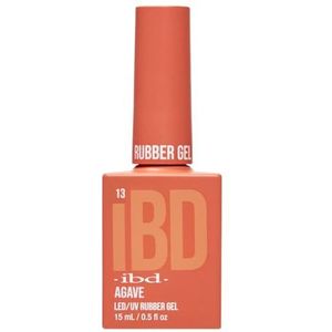 IBD Agave Rubber Gel - 15 ml - Made in USA - Premium nagellak voor duurzame, natuurlijke manicure en gladde nagels - led-/uv-lak