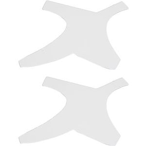 Baardstyling-gereedschap, 2 sets perfecte en veilige contourbaardgeleider-sjabloon, tijdbesparende eyeliner voor lichaamsverzorging