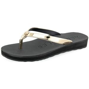 Aerosoles Dames Jace Flip-Flop, Gouden Spiegel/Zwart, 9 UK, Gouden Spiegel Zwart, 42 EU