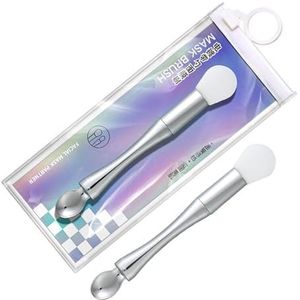 Dubbele Hoofd Gezicht Covers Borstel Met Lepel Covers Beauty Tool Siliconen Gezichtsbehandelingen Modder Covers Applicator Huidverzorging Applicator
