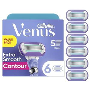 Gillette Venus Deluxe Smooth Swirl Razor Blades - 6 Pack