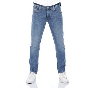 MUSTANG Heren jeans Oregon Tapered Fit Stretch Denim Broek 99% Katoen Blauw Grijs Zwart W30 - W40, Maat: W 33 L 30, Kleurkeuze: Light Blue Denim (1009374-583), Light Blue Denim (1009374-583), 33W /