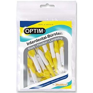 OPTIM interdentale borstels verpakking van 25, geel 0,7 mm maat 4