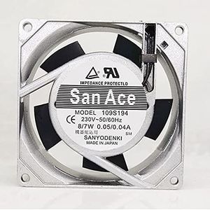 Original 109S194 fan AC230V 9/7W 92 * 92 * 25MM aluminum frame cooling fan