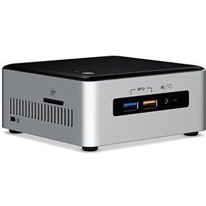 Intel BOXNUC6I5SYH PC/workstation barebone UCFF Zwart, Zilver i5-6260U LGA 1356 (Socket B2) 1,8 GHz
