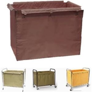 Vervangende voeringzak voor waswagen, 400L Rechthoekige commerciële wasmand vervangende zakken, for rolwasmanden, wasserij, hotel(D)