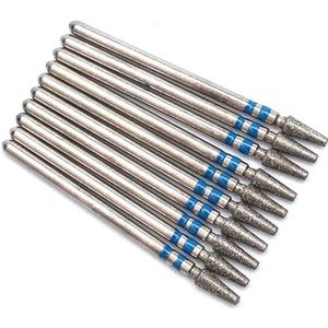 ApuaVireo&Co Nagelboortjesset for manicure, diamant elektrische nagelboortjes for manicure en pedicure, 10 stuks, veelkleurig(T26 50)