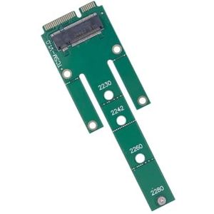 M.2 MSATA Male naar NGFF M.2 Adapter Geschikt voor 2230 2242 2260 2280 SSD