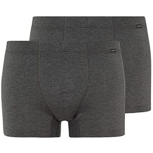 Hanro Heren Cotton Essentials Pants Twopack Hipster (2 stuks), grijs (Coal Melange 1092), XL