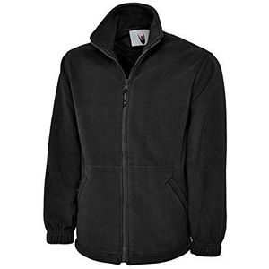 UC604 - Classic Full Zip Micro Fleece Jacket (300 GSM) - Zwart - Klein