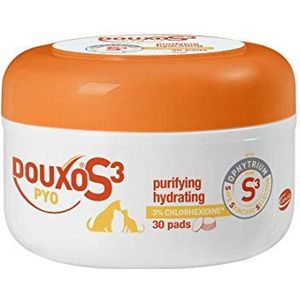 Douxo S3 Pyo Antiseptische Hond en Kat Huidverzorging Pads (30 pads)