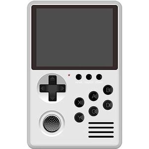 M3S draagbare gameconsoles, 16-bits nostalgische retro Three Kingdoms Pocket Game Console Ingebouwde 1500 geavanceerde games Ondersteuning 10 soorten simulators en TF-kaartdownload (Size : White)
