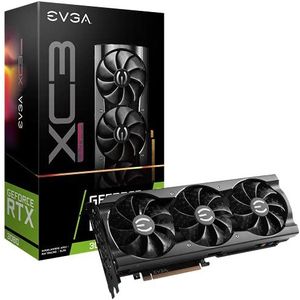EVGA GeForce RTX 3080 XC3 ULTRA GAMING, 10G-P5-3885-KL, 10GB GDDR6X, iCX3 koeling, ARGB LED, metalen achterplaat, LHR