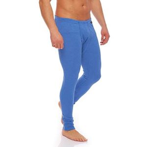 stylenmore Thermisch ondergoed voor heren, ski-onderhemd - lange mouwen, korte mouwen of broek naar keuze tot maat 4XL, ondergoed binnenfleece, donkerblauw, L