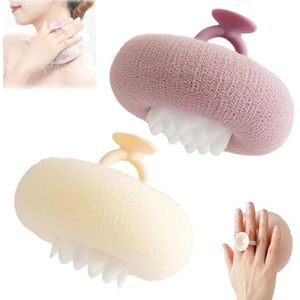 Associating Super Soft Sunflower Suction Cup Bath Ball, 2-in-1 Sunflower Bath Ball, with Suction Cup Shower Sponges(E)