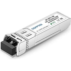 QSFPTEK for Intel E10GSFPSR 10G SFP+ Module 10GBASE-SR 850nm 300M DDM Multimode LC SFP+ Transceiver