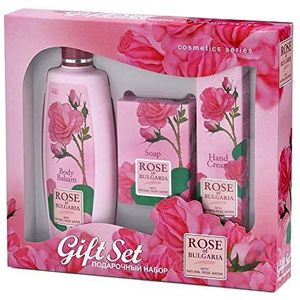 BioFresh Gift - pakketten Rose of Bulgaria: bodylotion 330 ml, handcrème 75 ml en roze zeep 100 gr.