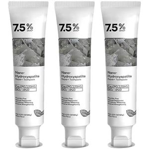 ARVALOLET Hydroxyapatiet Tandpasta zonder fluoride voor witte glimlach, natuurlijke tandverzorging tegen verkleuringen, dieptereiniging