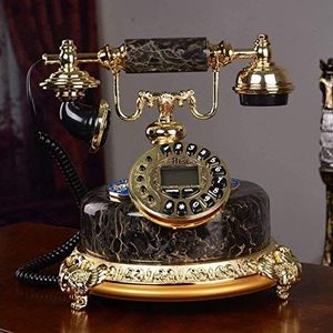 GPDNBIEU, Retro-stijl telefoon Europese stijl, [retro], huishoudelijk gebruik, Amerikaanse, [regionaal], bedraad-A Home Desk Decor Ornament