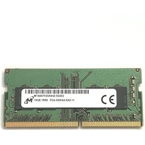 Micron SODIMM 16 GB PC4 DDR4 3200 1Rx8 MTA8ATF2G64HZ-3G2 Laptop Notebook RAM Geheugen voor Dell HP Lenovo