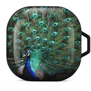 Pauw oordopjes hoesje compatibel met Samsung hard shell beschermhoes zwart-stijl