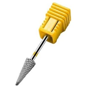 Nagelschuurkop, 5 stuks wolfraamcarbide nagelboorbits for elektrische manicureboren(Extra Fine Teeth)