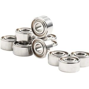 MR52 ZZ lagers (2 x 5 x 2,5 mm) 10 stuks MR52ZZ open handstuk lager voor high-speed videokaart voor L-520zz-motor (MR52zz ABEC-9)