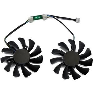 IFFSUEVL Grafische kaartventilator GTX970 4G 2 stuks 75 mm GA81O2U GA81S2U