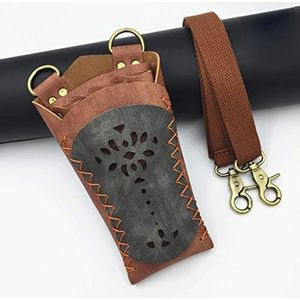 Salon kapper gereedschap, Schaarholstertas, 4-pack met heup- en schouderriem for kapper en barbier(A)
