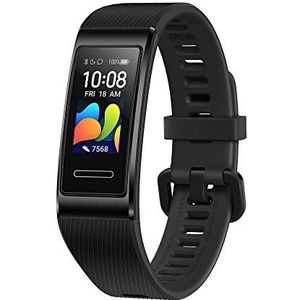 Huawei Band 4 Pro Pro Fitness Activity Tracker (Alles-in-één Slimme Armband, Hartslag- en Slaapbewaking), Ingebouwde GPS, Kleurenaanraakscherm, 5 ATM, Graphite Black