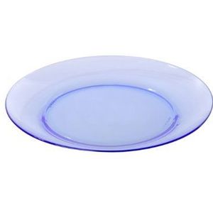 Duralex Lys Marine 3008BF06C111 platte borden van glas, 19 cm, blauw, 6 stuks