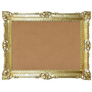 LIGUORO SHOP Grote rechthoekige lijst in barokstijl, vintage shabby chic, voor fotoposters, schilderijen 86 x 67 cm (goud)
