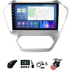 BOJONTN 25,4 cm (10 inch) Android 12 Autoradio 2 DIN voor MG GT 2014-2016 met achteruitrijcamera, stuurwielbediening, Bluetooth, GPS, Navi CarPlay, draadloos, FM, WLAN (grootte: S300 3+32G)