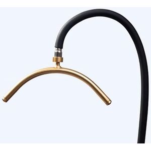 PA-DABAOO Hoofd Spa Equipment Home Salon Hoofd Massage Spa Equipment Rack Voor Waterval Doucheschampoo, Draagbare Shampoo Bowl Douchekraan, Spa -Ervaring Douche,Goud