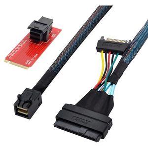 U.2 U2 Kit SFF-8639 Adapter & kabel NVME PCIe SSD voor moederbord SSD 750