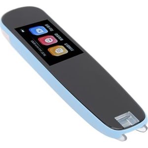 Slimme Leespen voor Dyslexie Scan Reader Pen OCR Digitale Scanner Pen Draagbare Touchscreen Vertaler 134 Taal Vertaler Apparaat (BLUE)
