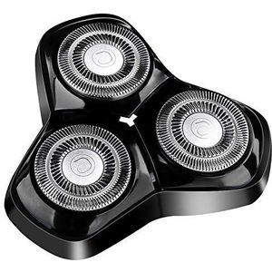 Aesfee Reservescheermesjes voor elektrische rotatiescheerapparaten uit de serie AF-809 van Aesfee, reservekoppen voor elektrisch scheerapparaten, eenvoudig te vervangen en te reinigen