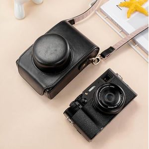 Camera Beschermhoes Full Body Lederen Camera Case Tas met Strap Camera Strap