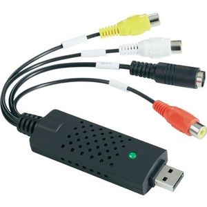 Easyday - EasyCap DC60 USB 2.0 video VHS op DVD-converter, grafber, adapter. Capture Card met chipset UTV 007 voor Win7/8/10