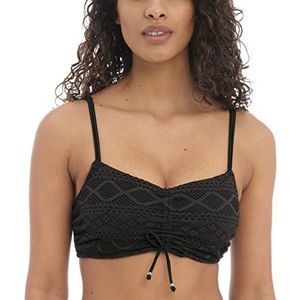 Freya Sundance - Underwire Bralette Bikini Top Black UK 36D (US 36D)