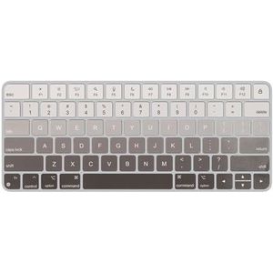 kwmobile QWERTY US toetsenbord stickers compatibel met Apple Magic Keyboard - Wireless keyboard stickers in wit/grijs/zwart