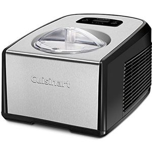 Ice Cream Maker by Cuisinart, Ice Cream and Frozen Yogurt Machine, 2-Qt. Dubbel Geïsoleerde Freezer Bowl, Zilver,