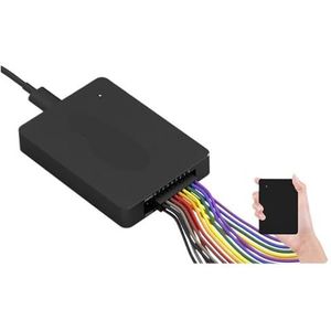 Logic Analyzer DL16 250MHz Max Sample Rate 16 Channels Logic Analyzer Tools Debug Protocol Decoding Software (DL16 Plus Set 4)