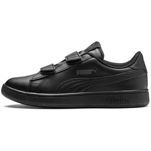 PUMA Smash V2 L V Ps Sneakers voor kinderen, uniseks, Zwart Puma Black Puma Black, 33 EU