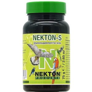 NEKTON-S | Multivitaminpräparat für Vögel | Vitamine, Aminosäuren, Mineralstoffe und Spurenelemente | Made in Germany (75g)